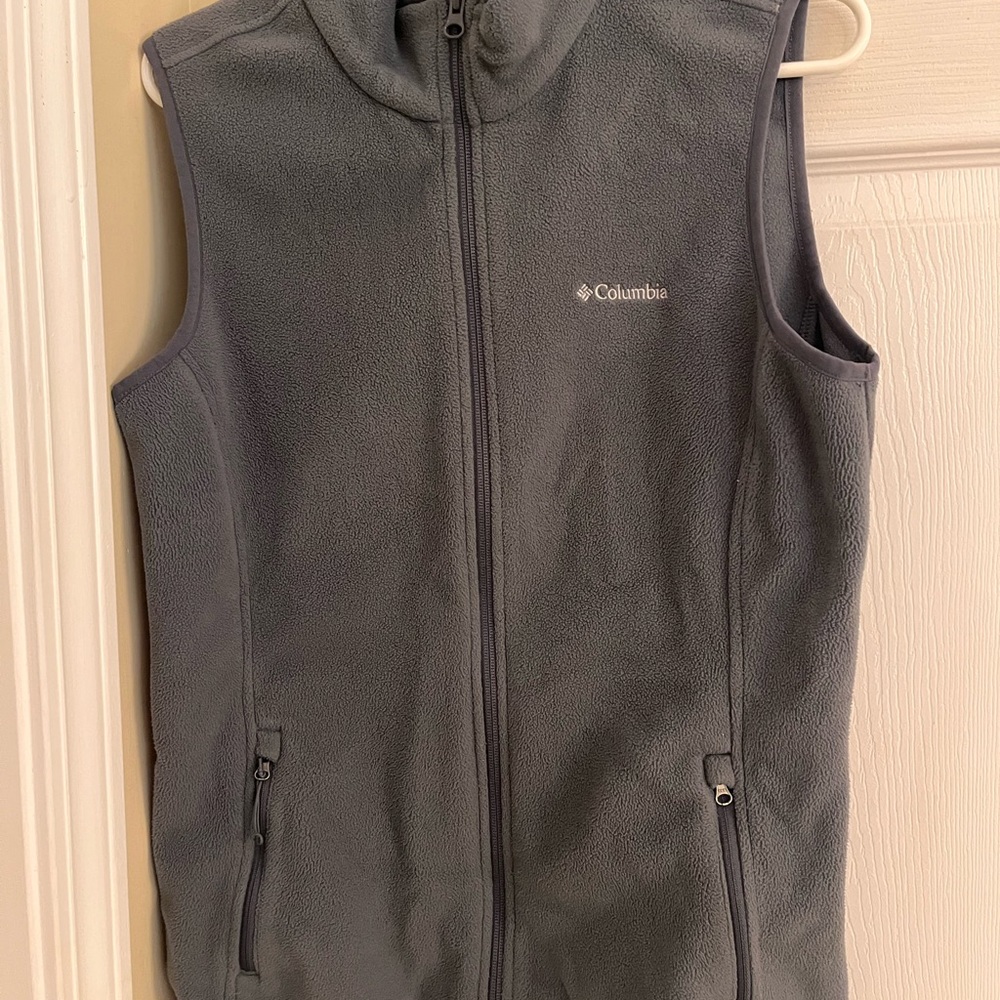 Columbia Gray Fleece Vest
